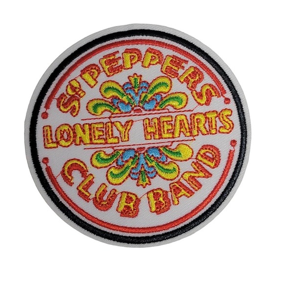 Iron On Patch Beatles St. Peppers Lonely Hearts Club Band,  3.25" - Picture 1 of 7